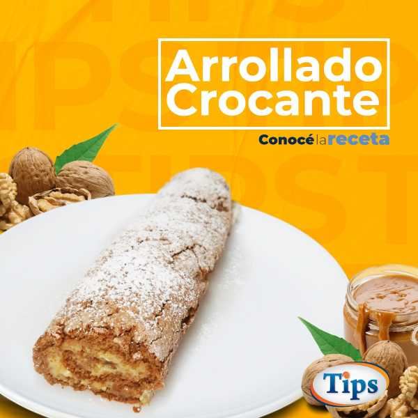 Arrollado Crocante de Nuez