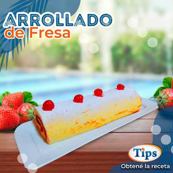Arrollado de Fresa