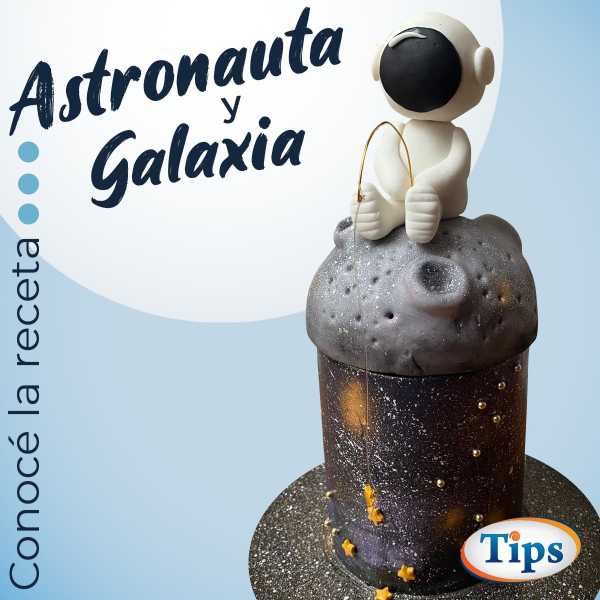Astronauta y Galaxia