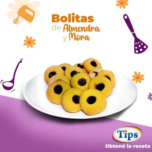 Bolitas de Almendra y Mora