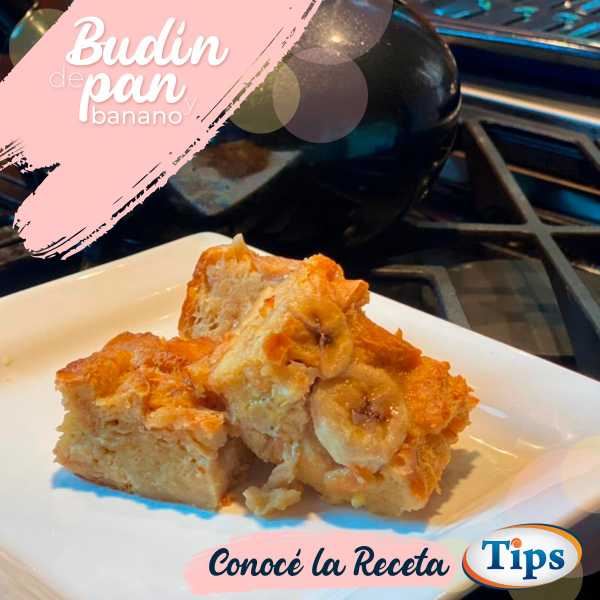 Budín de Pan y Banano