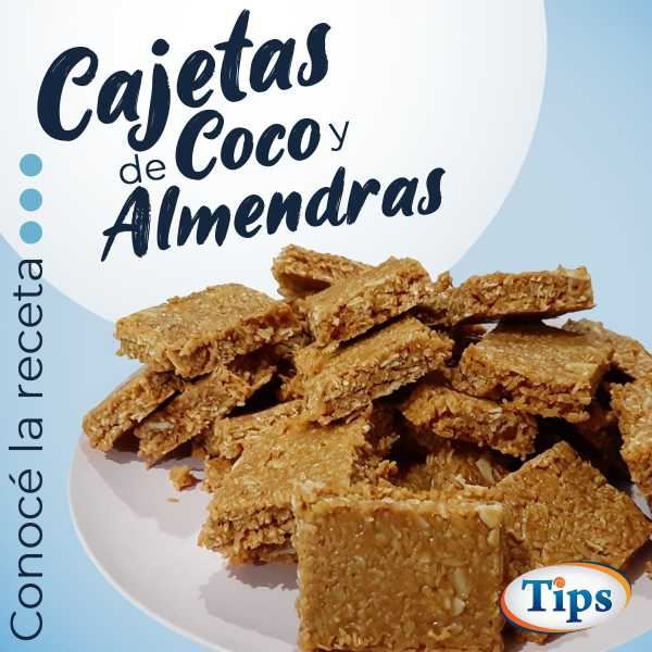 Cajetas de Coco y Almendras