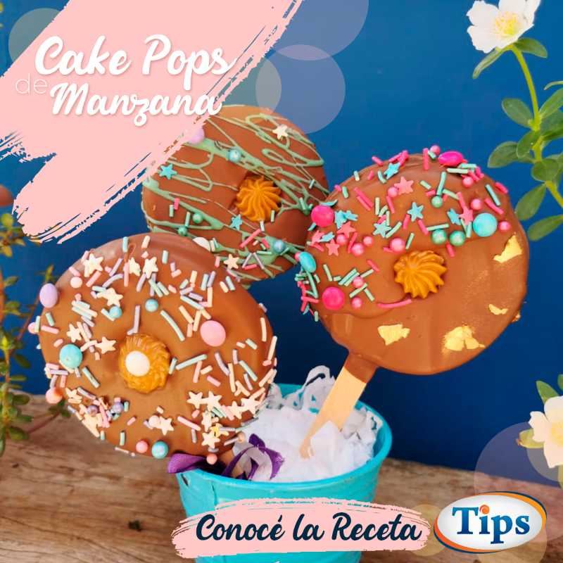 Cake Pops de Manzana