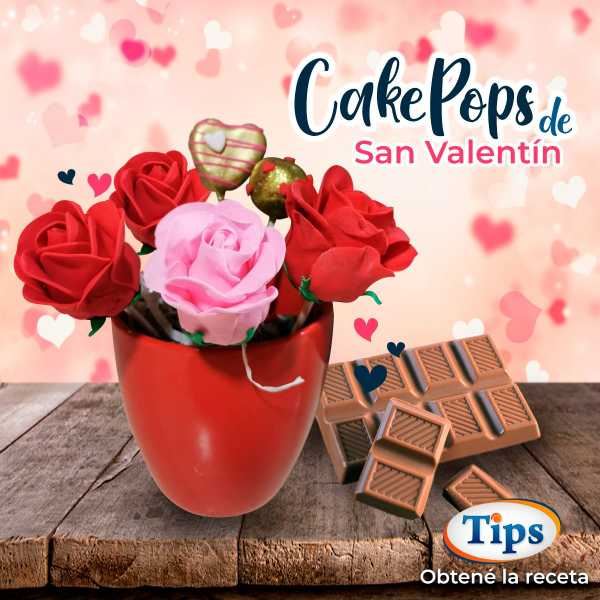 Cake Pops para San Valentín
