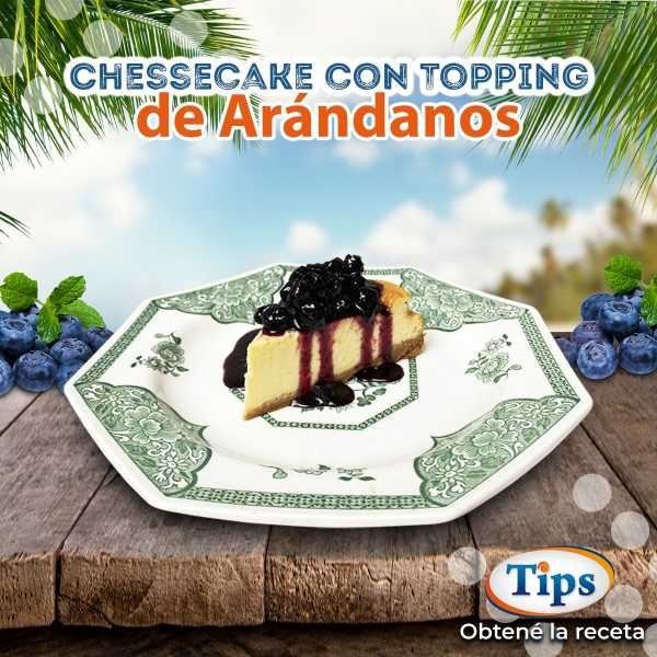 Chessecake con Topping de Arándanos