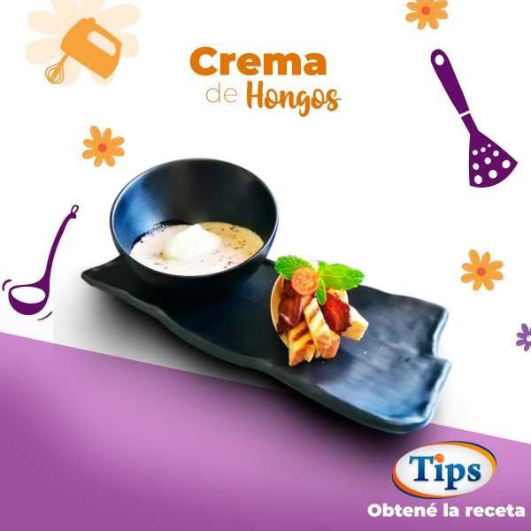 Crema de Hongos con Espuma de Culantro