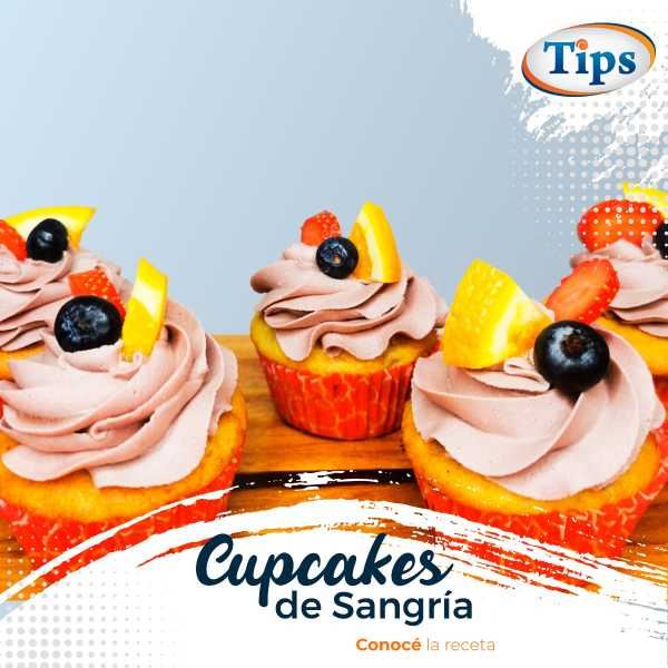 Cupcakes de Sangría