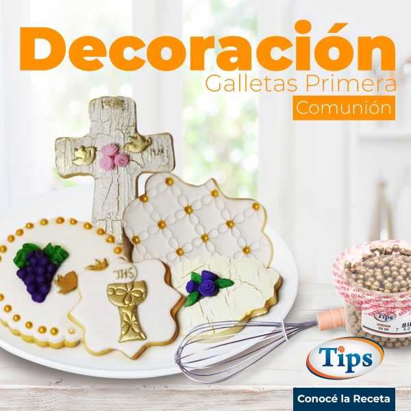 Decoración de Galletas para Primera Comunión