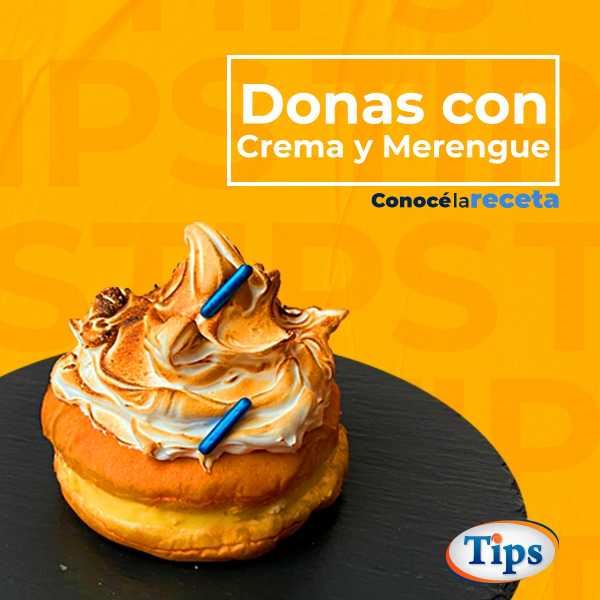 Dona con Crema y Merengue