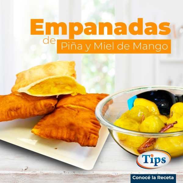 Empanadas de Piña y Miel de Mango