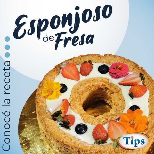 Esponjoso de Fresas