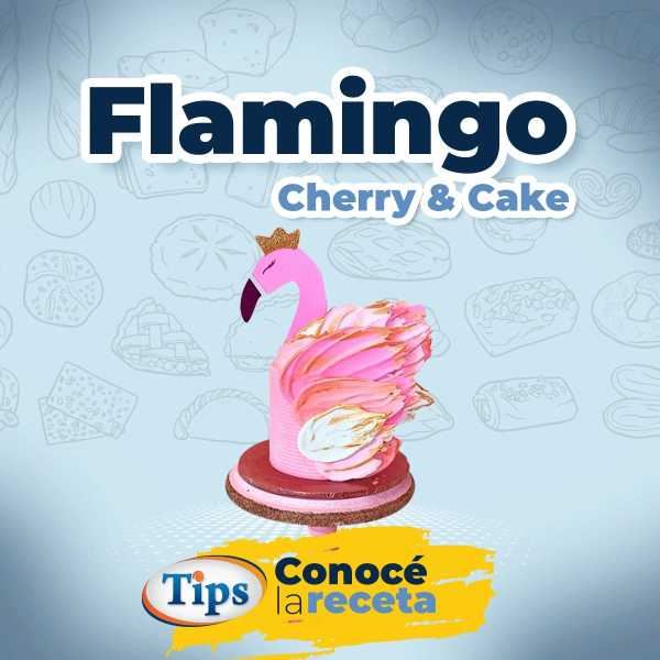Flamingo Cherry Cake