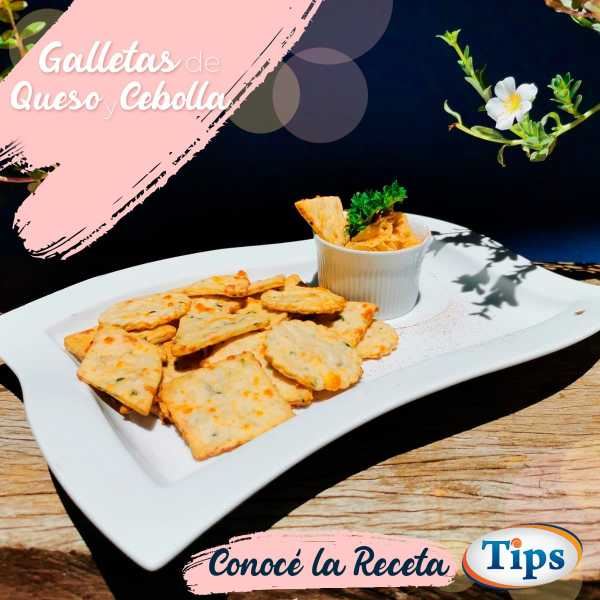 Galletas de Queso y Cebolla