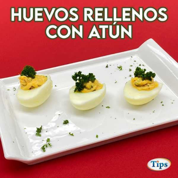 Huevos Rellenos de Atún