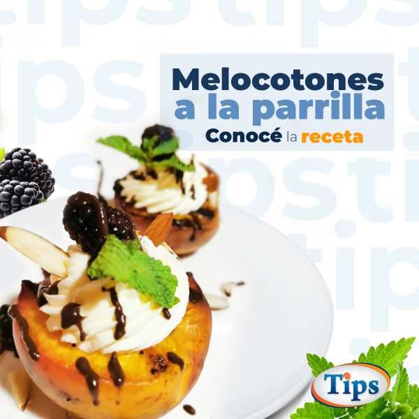 Melocotones a la Parrilla