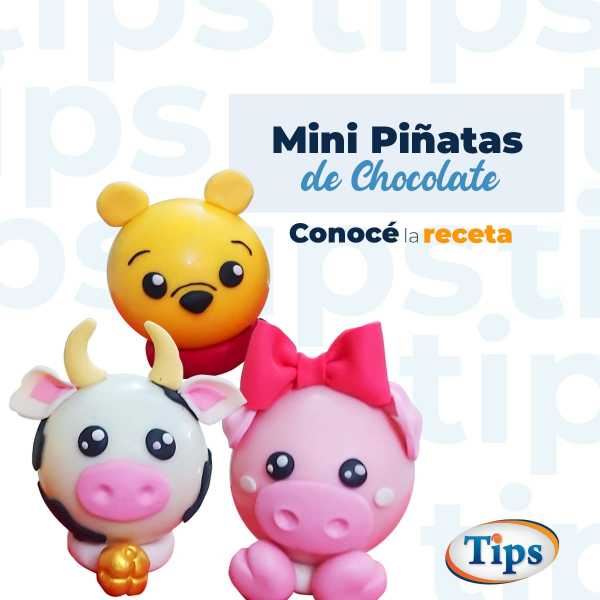 Mini Piñatas de Chocolate