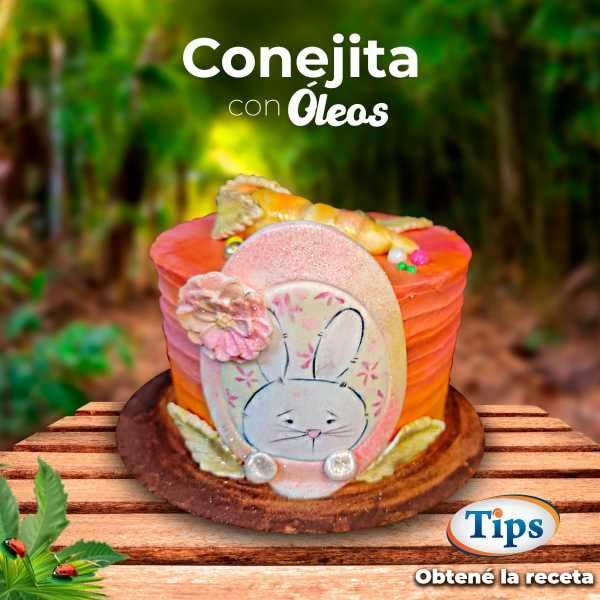 Conejita con Óleo