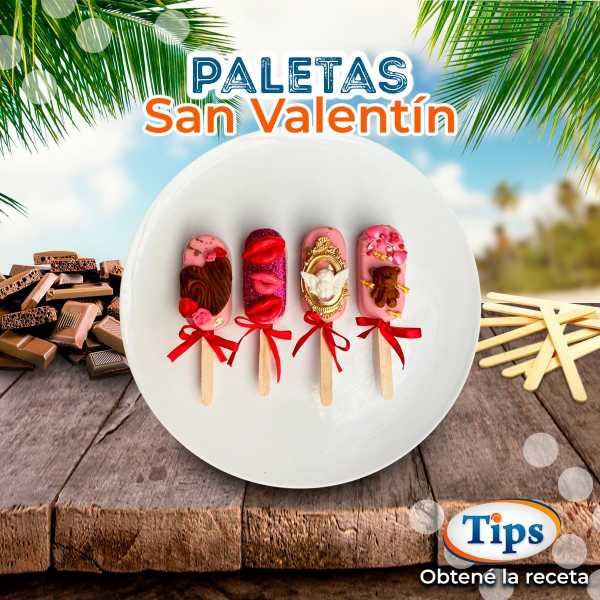 Paletas de San Valentín