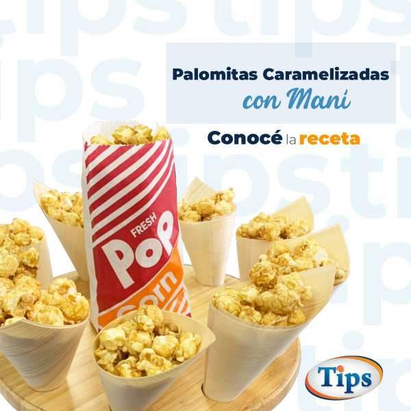 Palomitas Caramelizadas con Maní