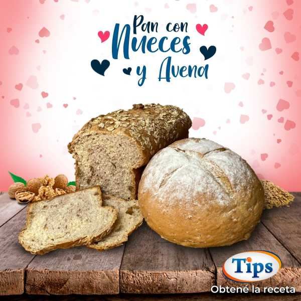 Pan con Nueces y Avena