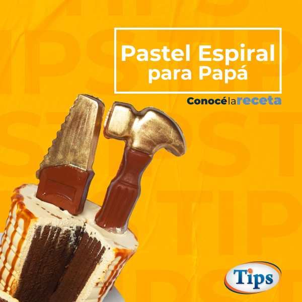 Pastel Espiral para Papá