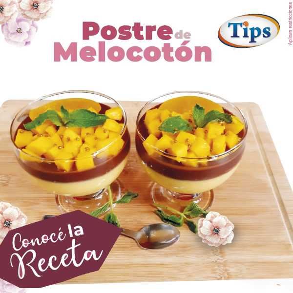 Postre de Melocotón