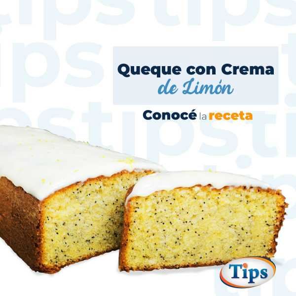 Queque con Crema de Limón