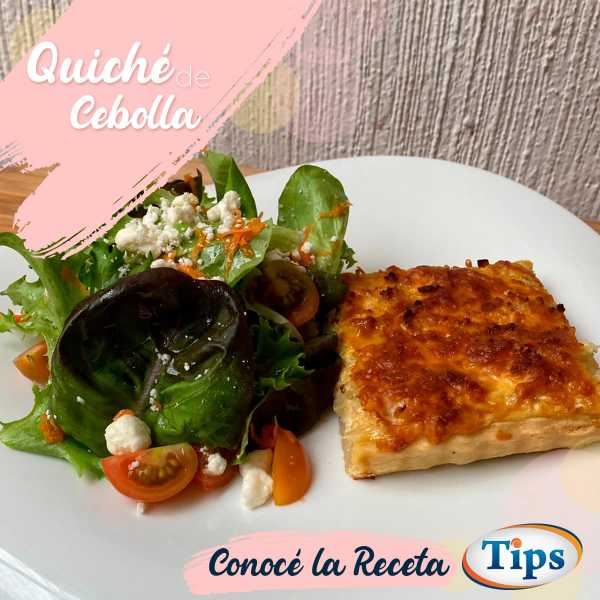 Quiché de Cebolla