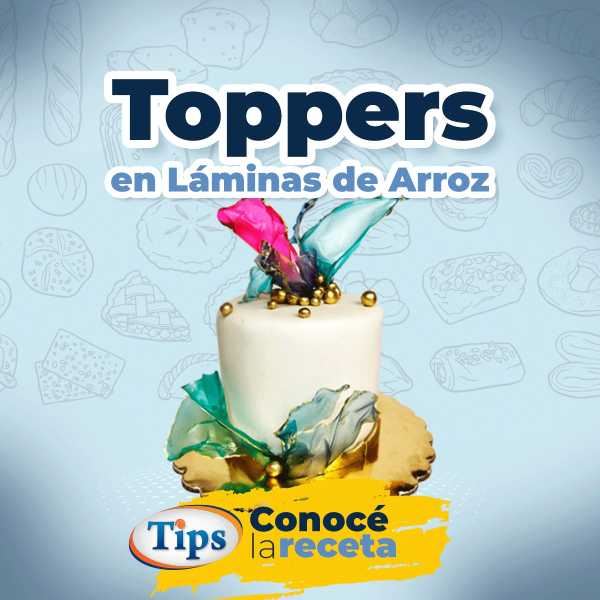 Toppers en Láminas de Arroz