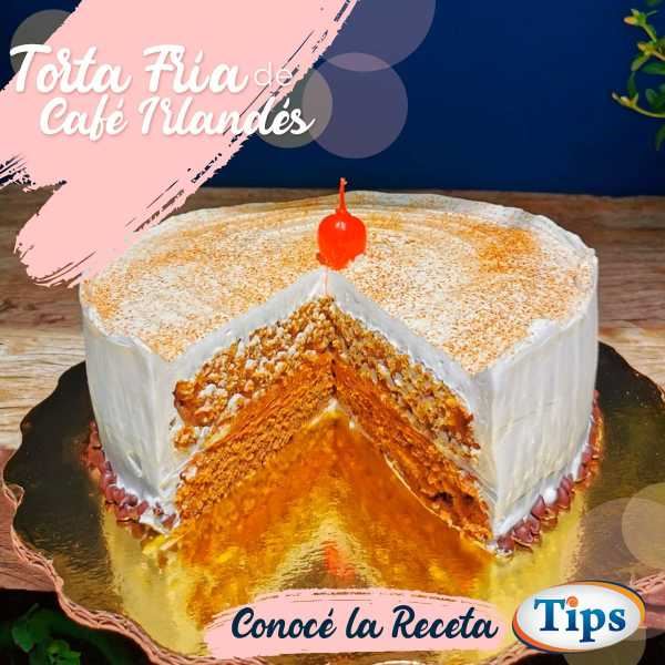 Torta Fría de Café Irlandés