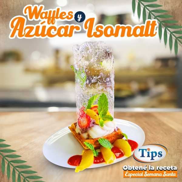 Waffles y Azúcar Isomalt
