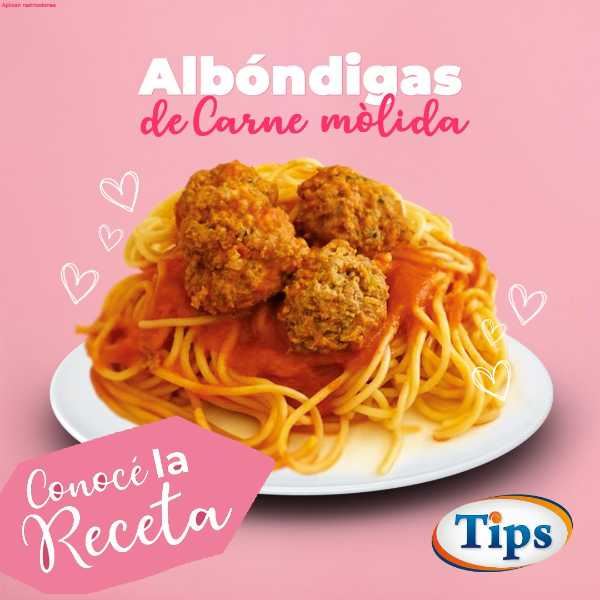 Albóndigas de Carne Molida y Salsa de Tomate Ata