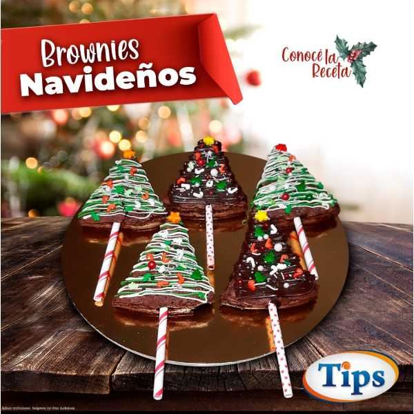 Brownie Navideño