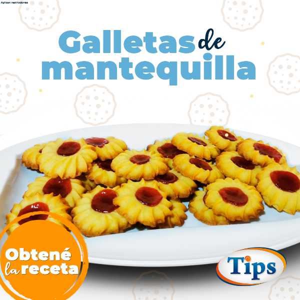 Galletas de mantequilla Pastisetas
