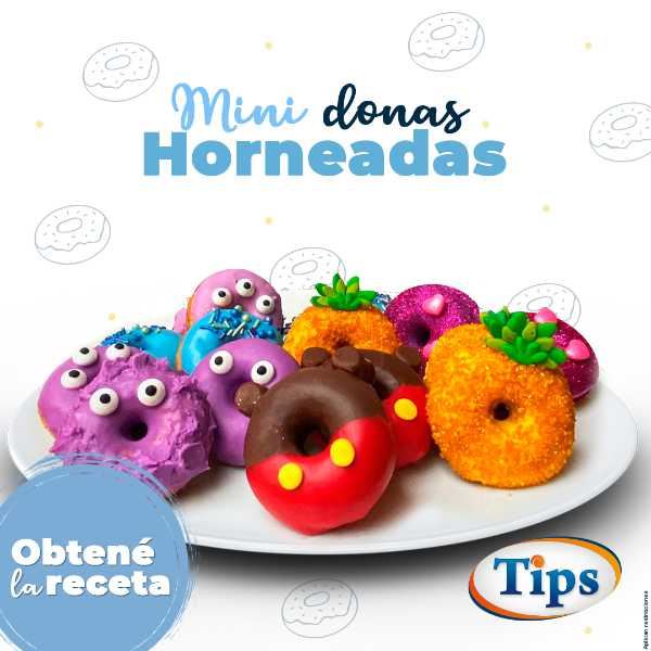 Mini Donas Horneadas