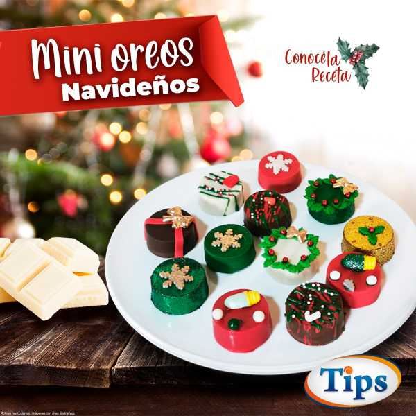 Mini Oreos Navideños