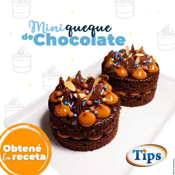 Mini Queque de Chocolate