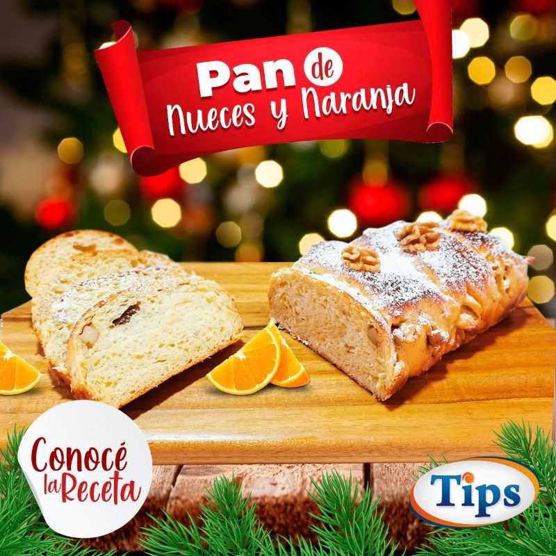 Pan de Nueces y Naranja