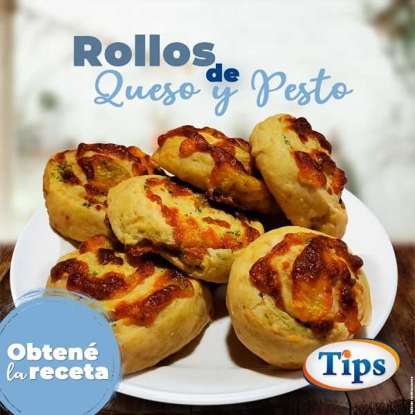 Rollos de Pesto y Queso