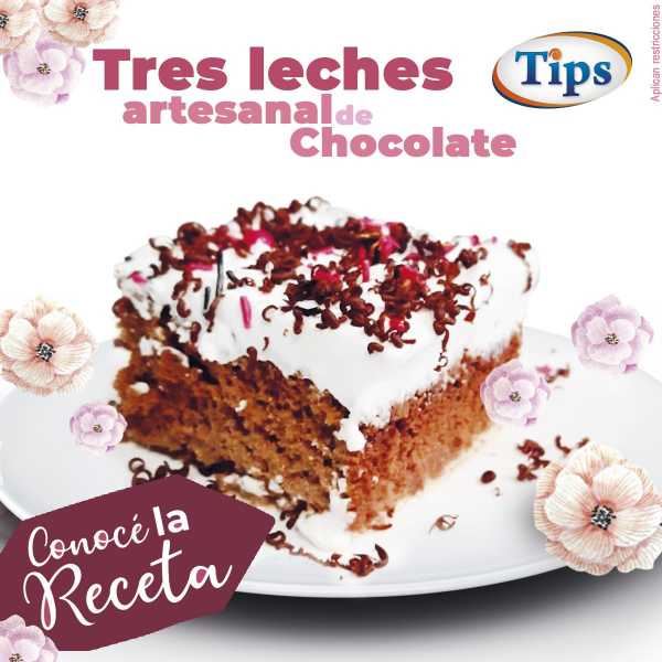 Tres Leches Artesanal de Chocolate