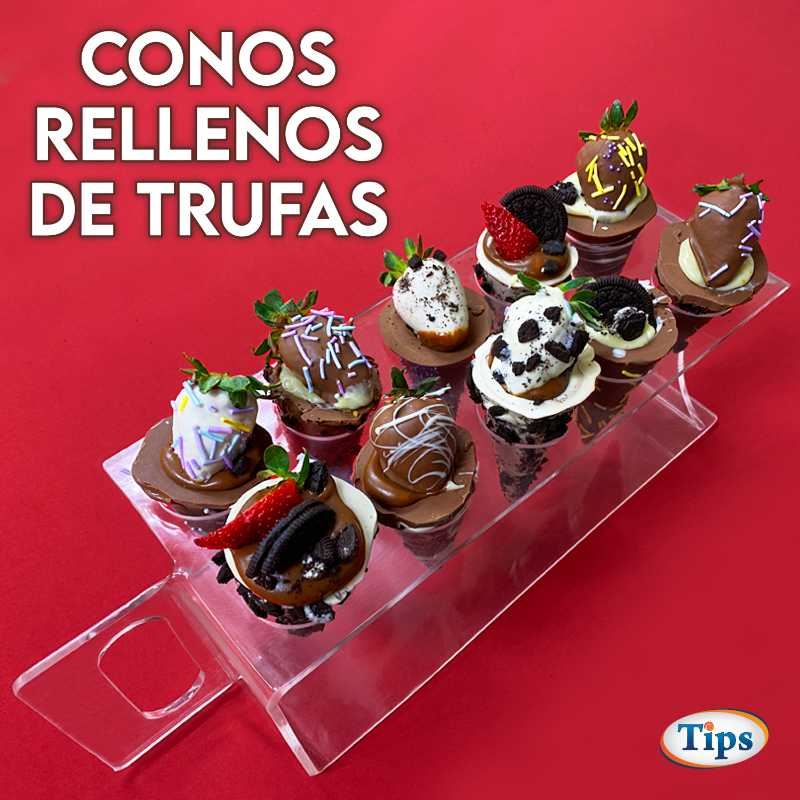 Conos Rellenos de Trufas