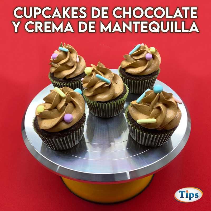 Cupcake de Chocolate y Crema de Mantequilla