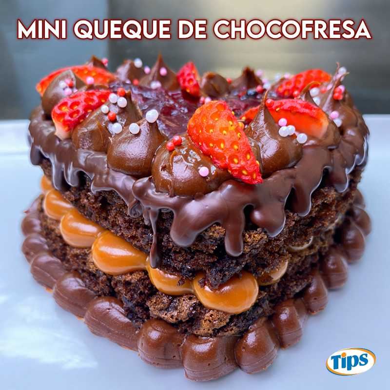 Mini Queque de Chocofresas