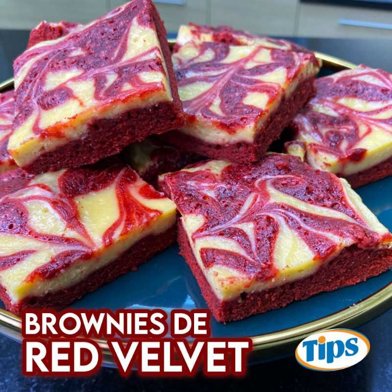 Brownies de Red Velvet