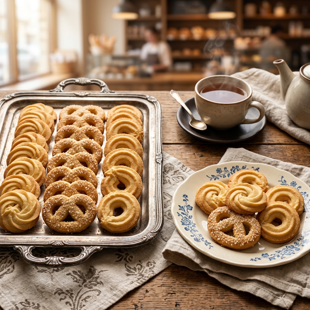 Receta de Galletas Danesas de mantequilla tradicionales
