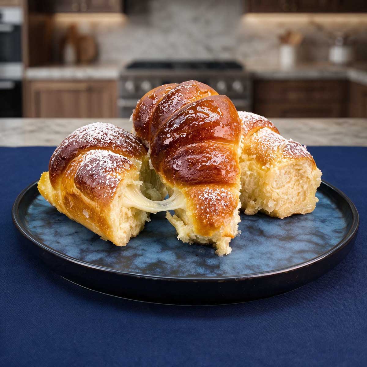Pan Dulce Relleno de Mozzarella