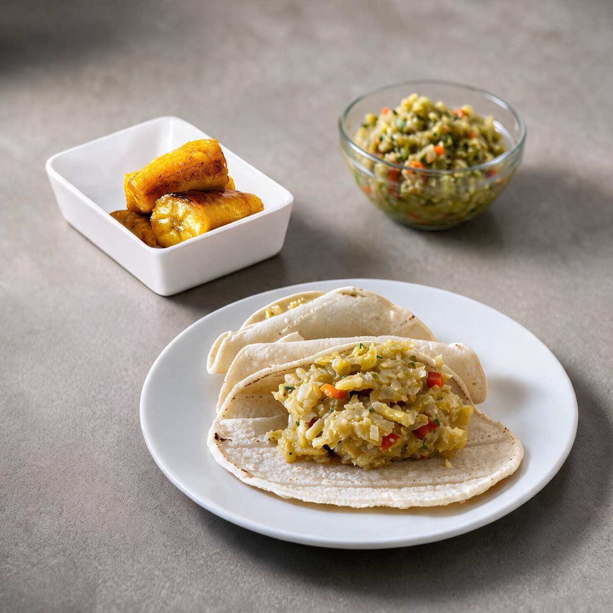 Picadillo de Plátano Verde y Plátanos Maduros Luisa