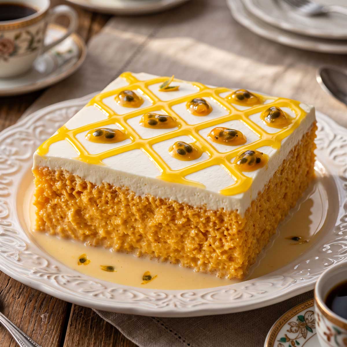 Tres Leches de Maracuyá